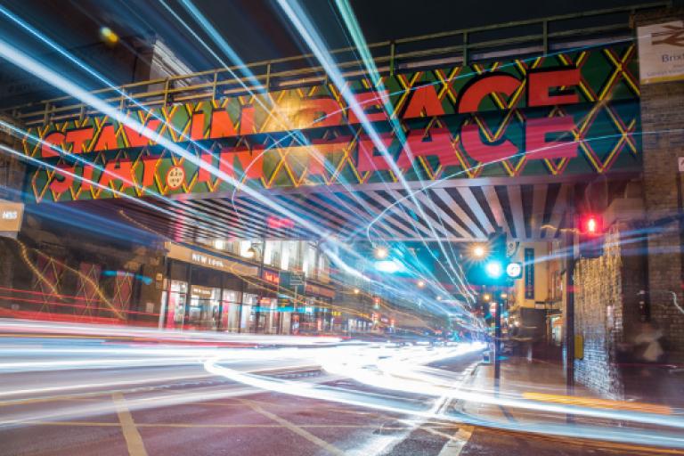 Brixton Road at night