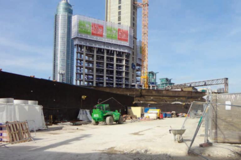 Photo of existing site pre-construction