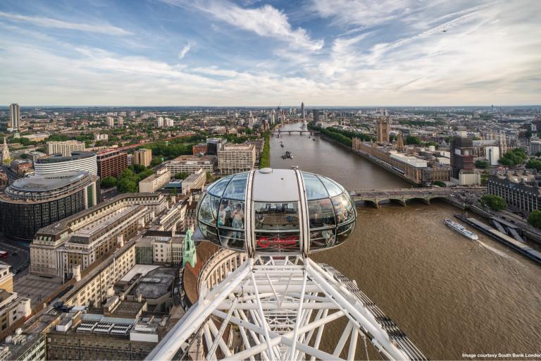 View of Lambeth from the top of the London eye