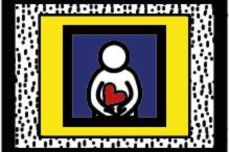 Person holding a love heart