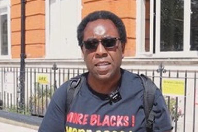 Tony Cealy out on the streets