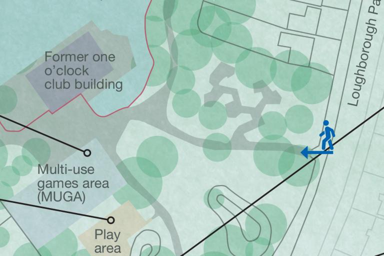Loughborough Park plan