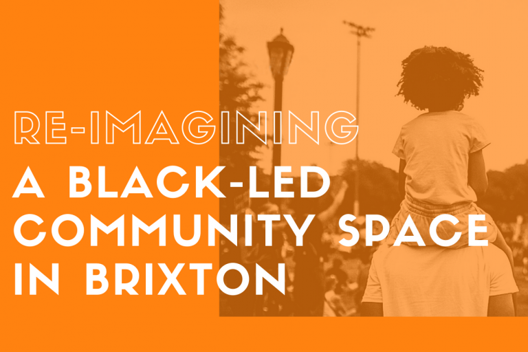 Branding for black-led community sapce in Brixton
