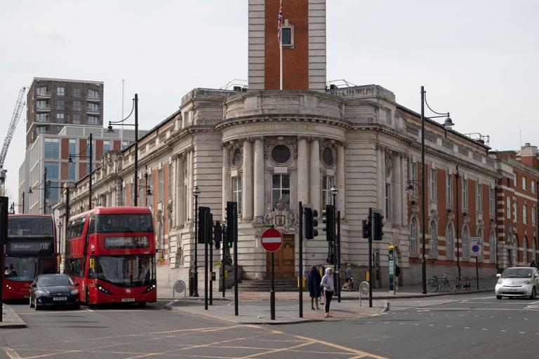 Brixton town hall in Lambeth
