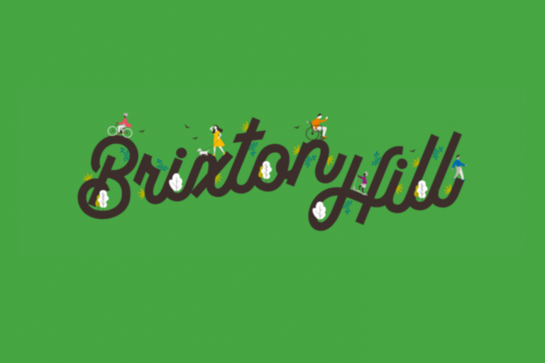 Brixton Hill LTN graphic on green background