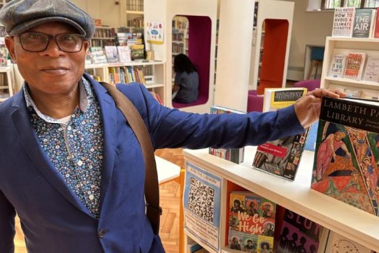 Cllr Donatus Anyawu at Brixton Library