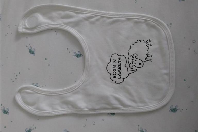 Baby Bib - Talking Lamb