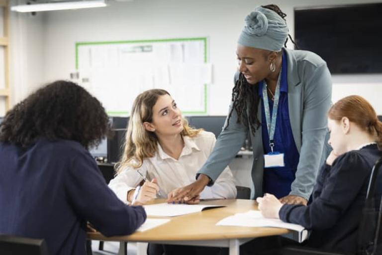 Group of people in a forum