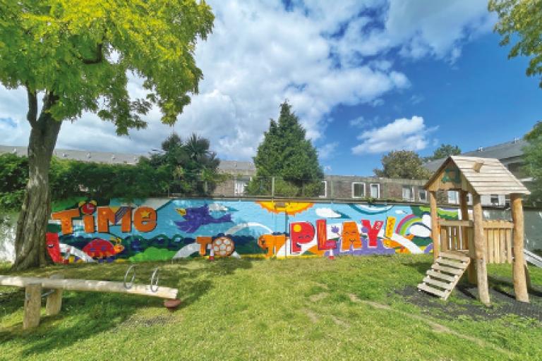 Colourful playground