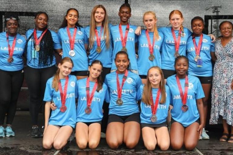 Lambeth young athletes competing at London Youth Games