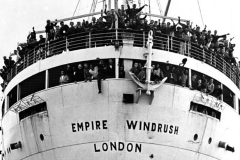 Windrush Generation arriving on the Empire Windrush ship