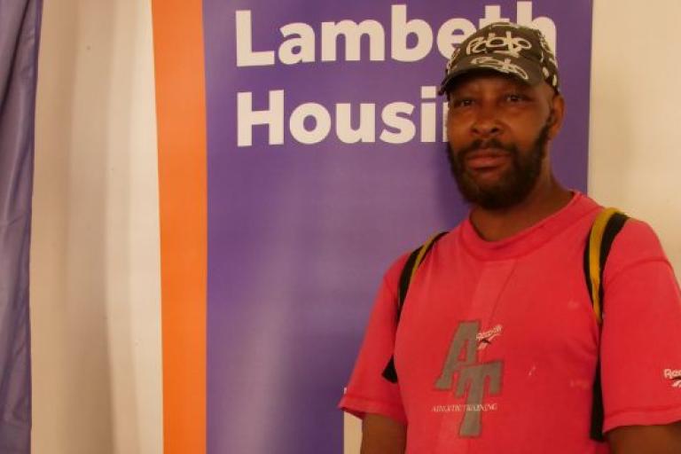 Lambeth resident at housing repair event