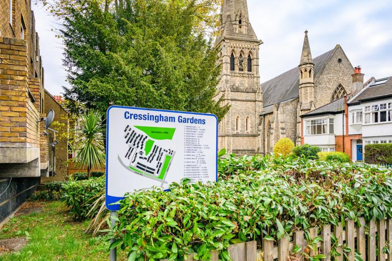 Cressingham Estate sign 