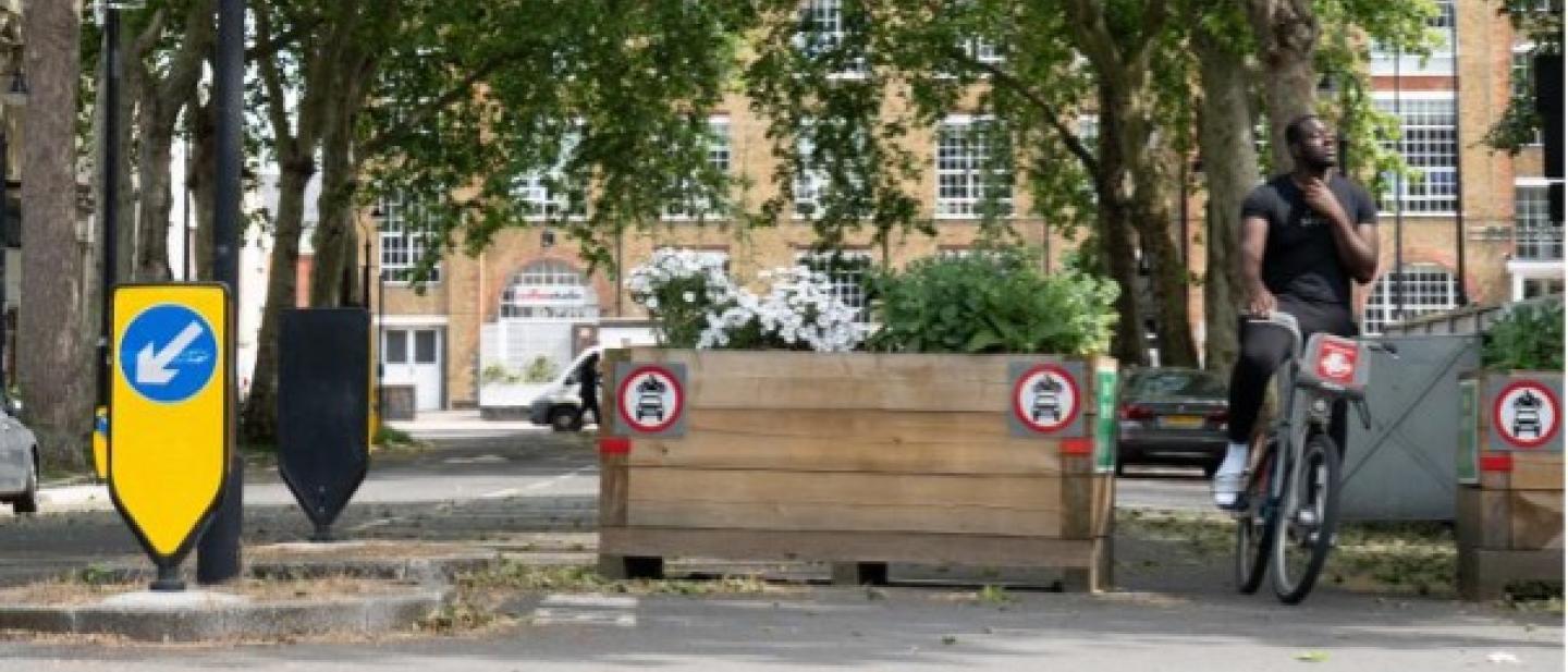 Low traffic neighbourhood planters