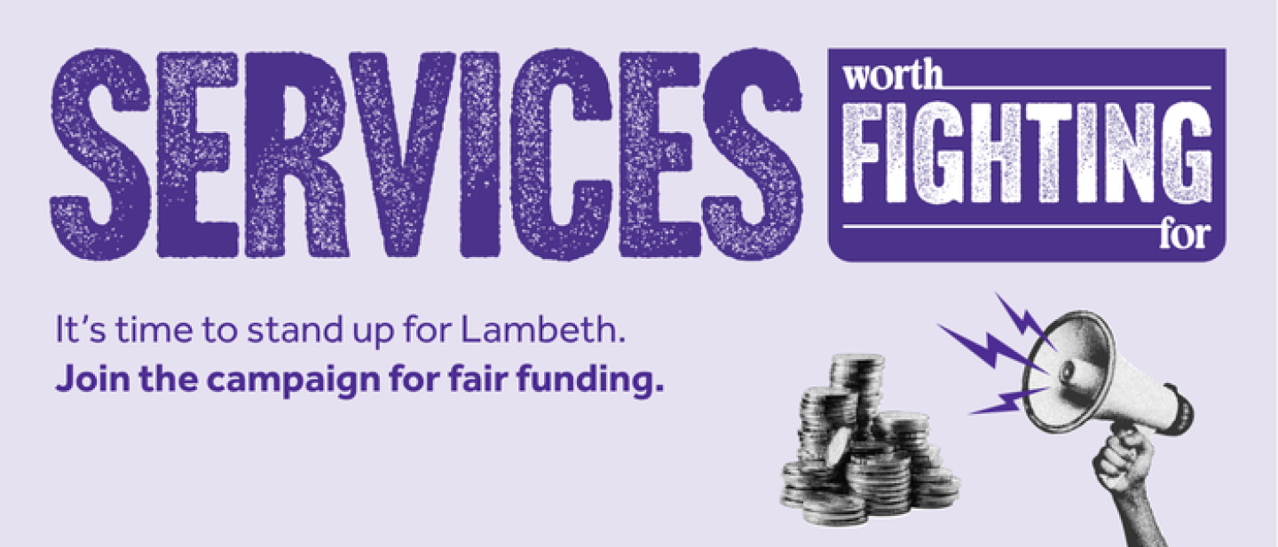 Services worth fighting for – join the campaign for fair funding.