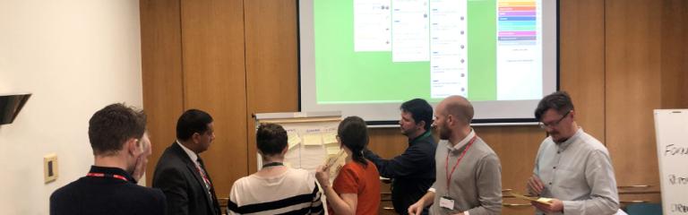 Planning Team with partners at planning workshop