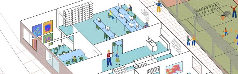 Sketch of the workspace