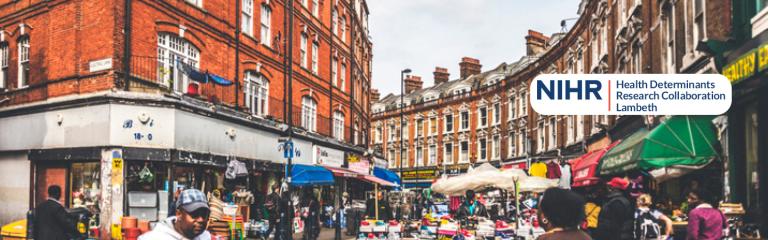 Busy street market