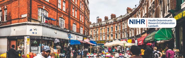 Busy street market 