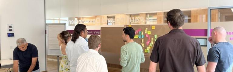 Staff at a digital planning workshop