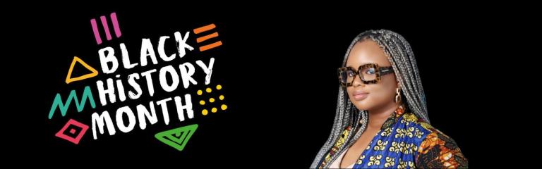 Black History Month banner