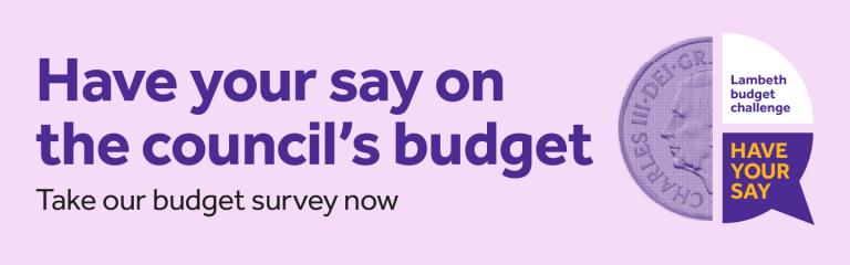 Have your say on Lambeth's budget challenge