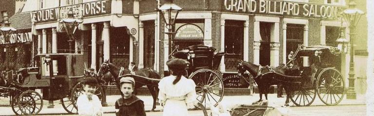 Historic black and white photo