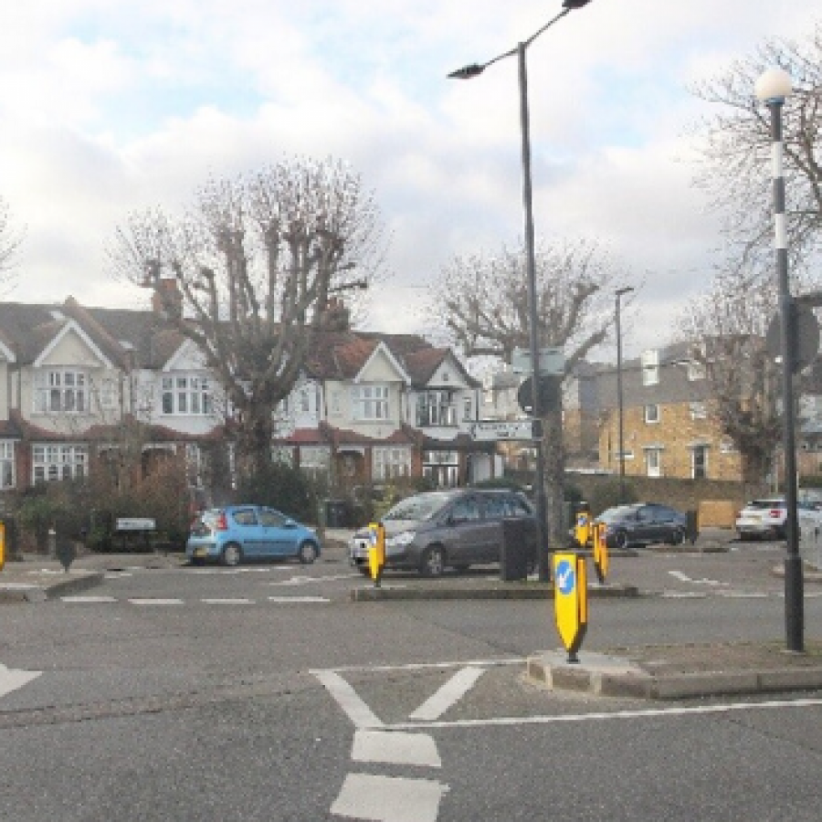 Roundabout on Rosendale Road