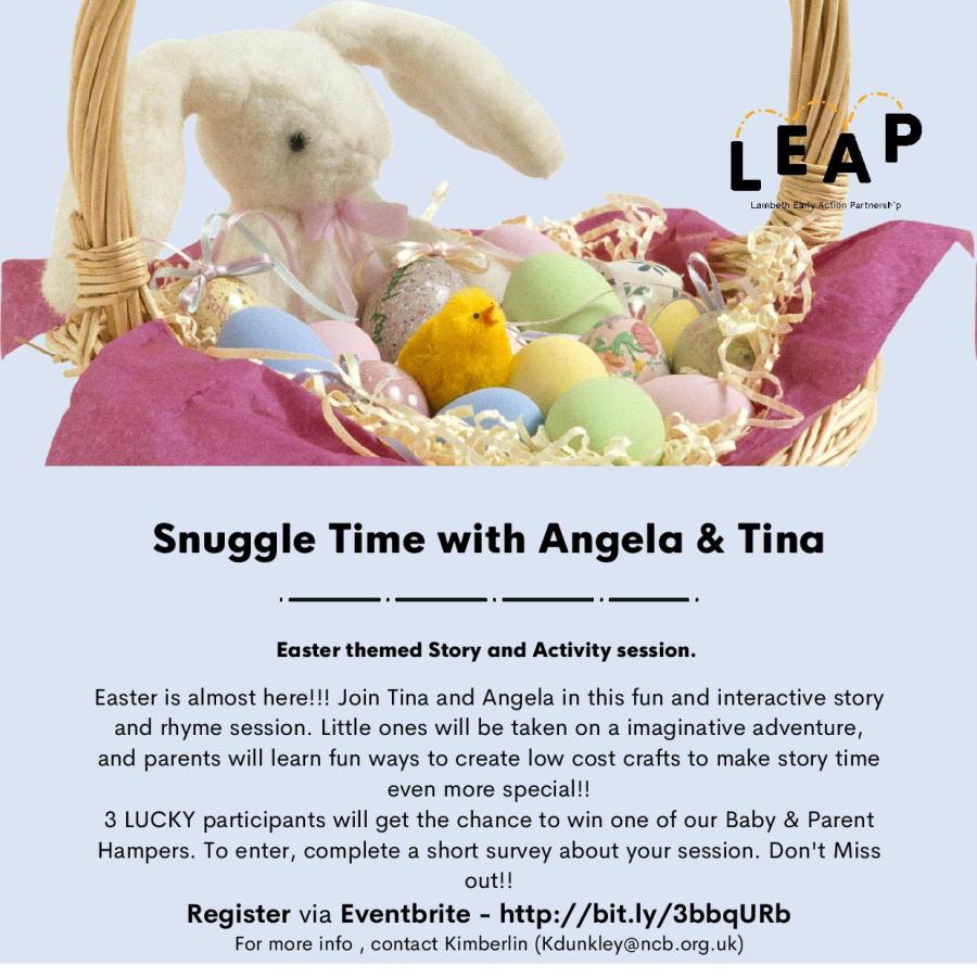 snuggl;e time easter with LEAP