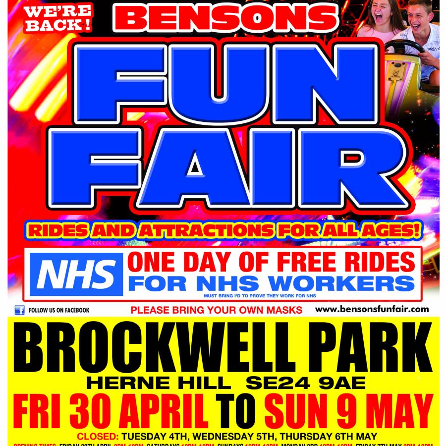 Poster of Bensons fun fair
