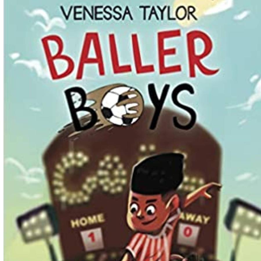 Baller boy book on display