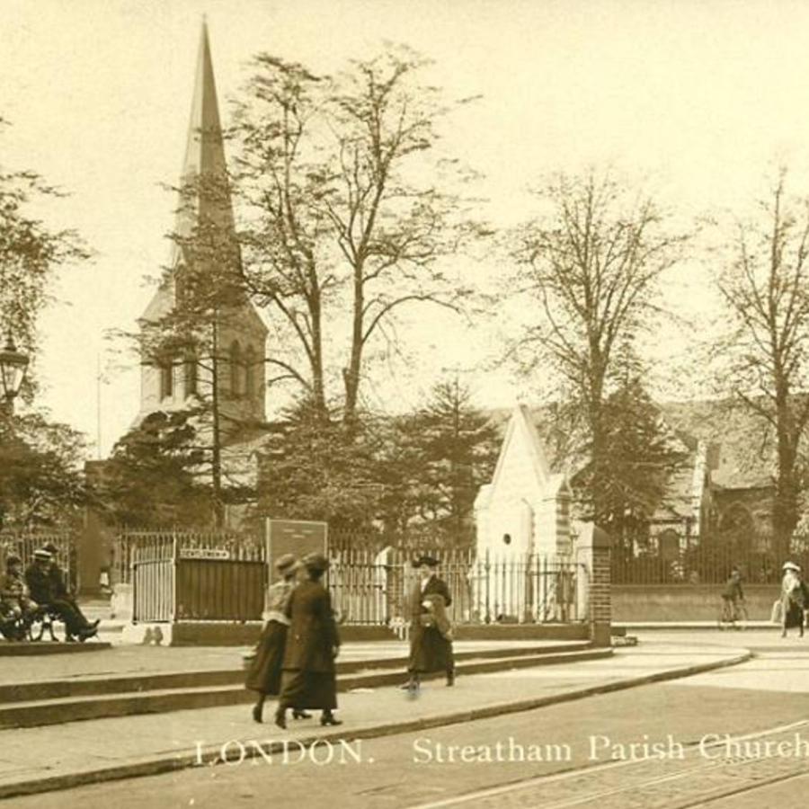 Crypt and churchyard