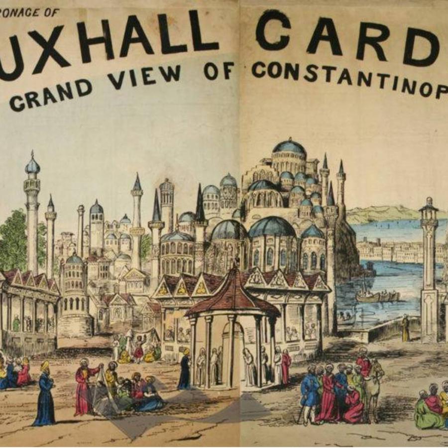grand view of Constantinople postcard