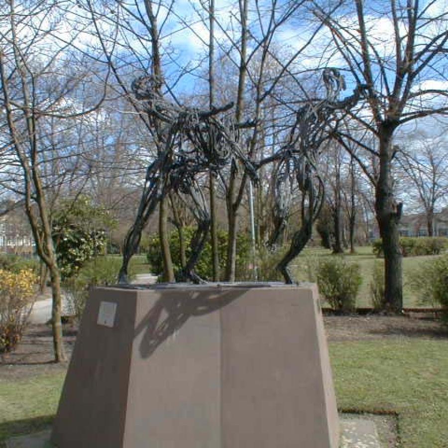 Soweto uprising memorial in Max Roach Park