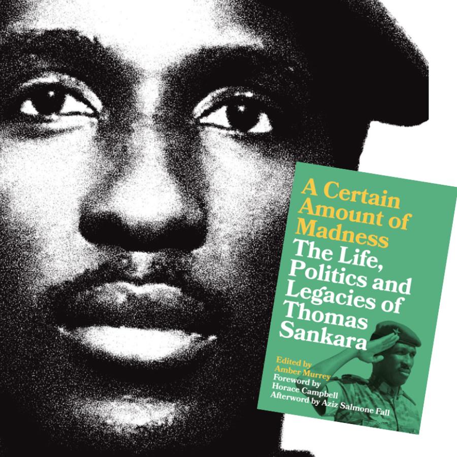 Thomas Sankara book cover & photo