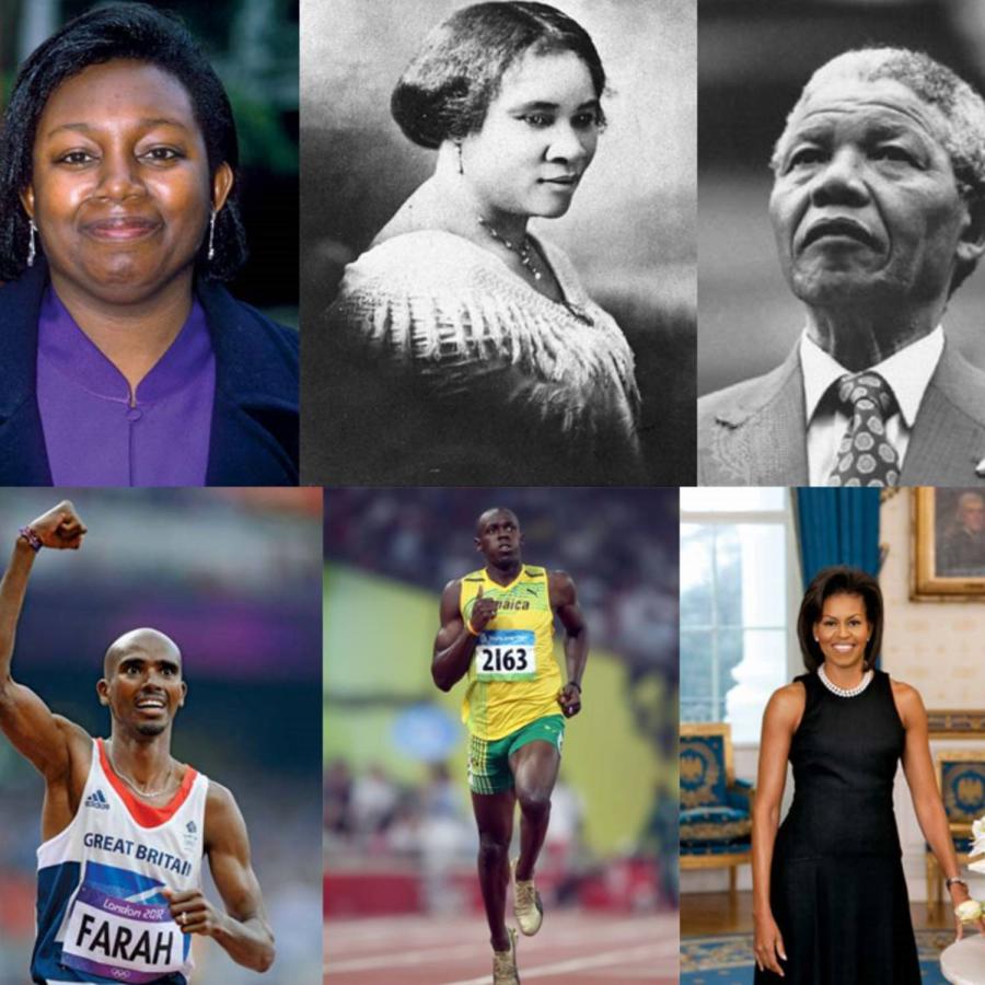 Black history month quiz poster