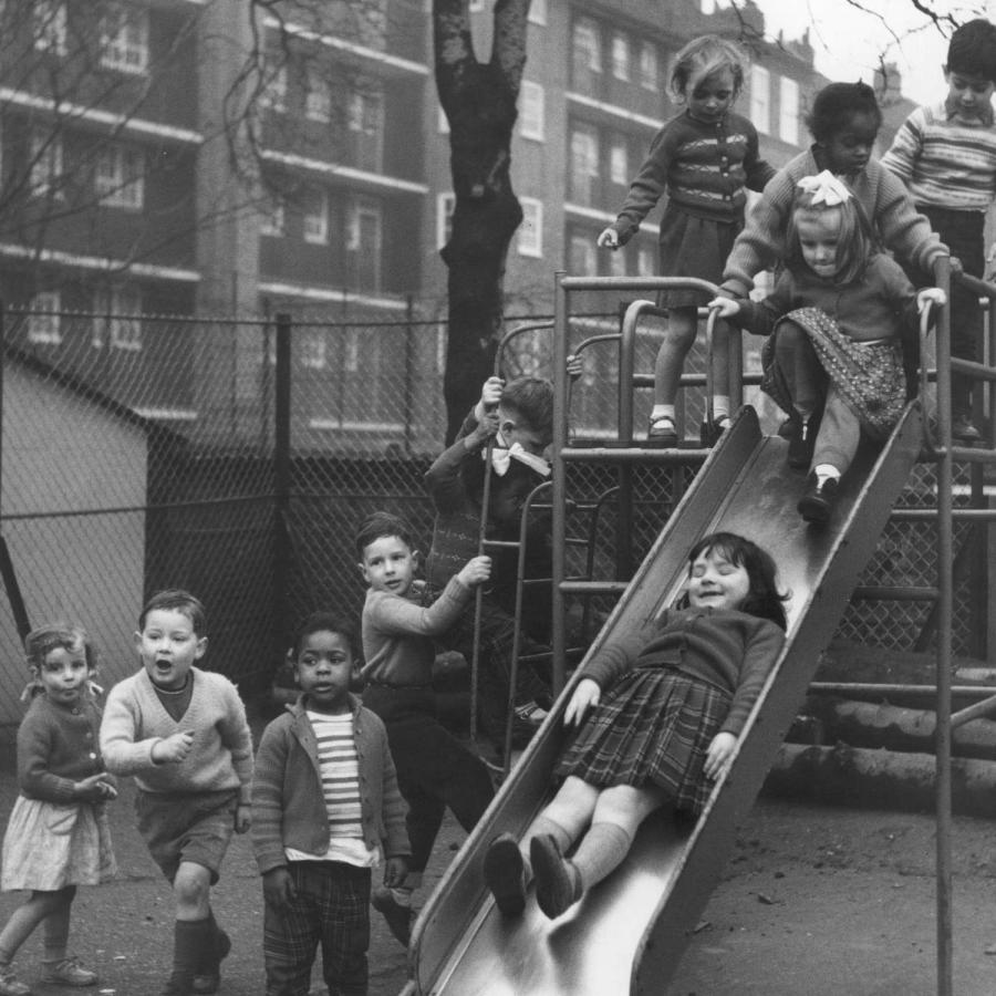 Children in the playpark