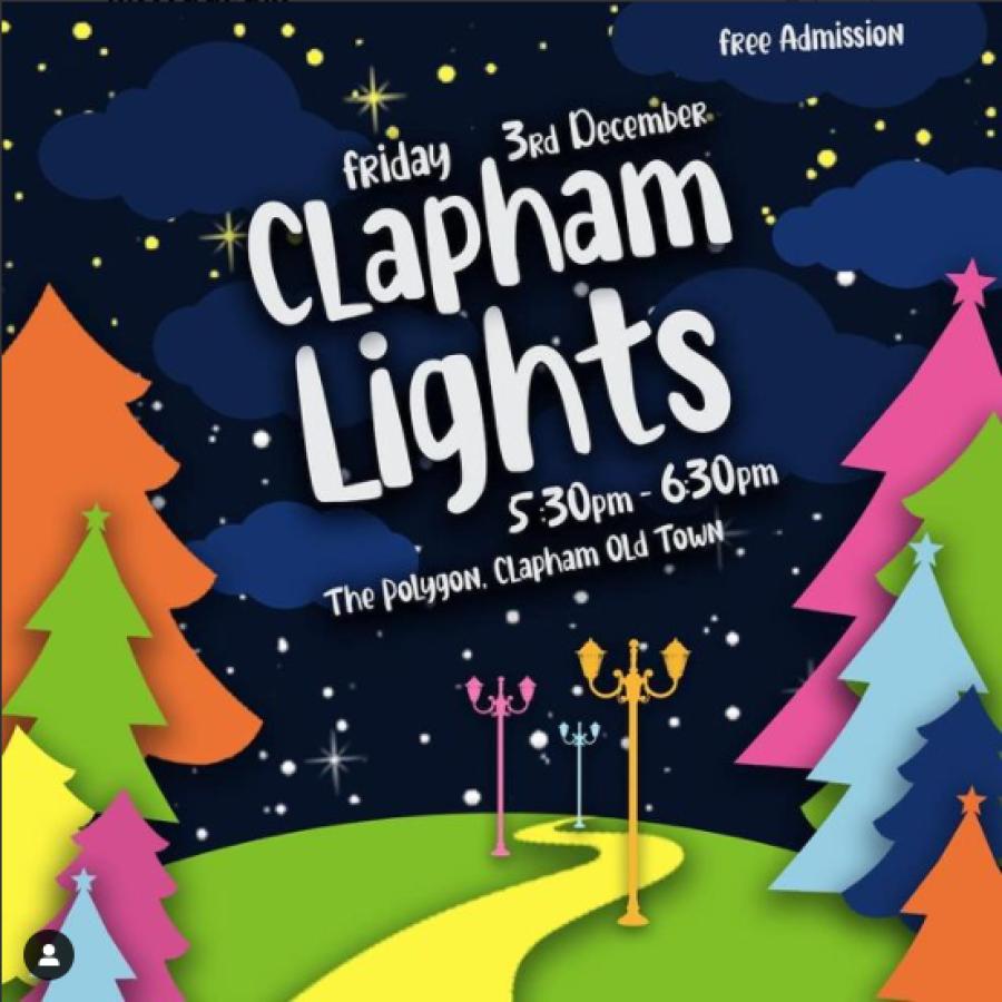 Clapham Lights Poster