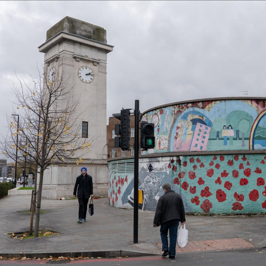 Violette Szabo Menoriakl and Great War Memorial (photo Sam Mellish)
