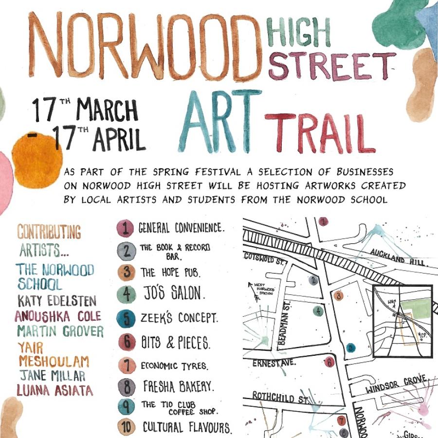 17 March-17 April 2022 Norwood Art Train 