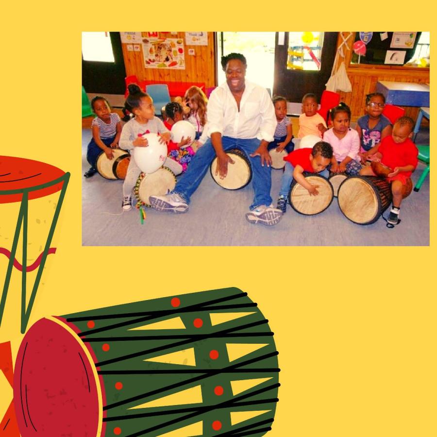 Drum work in the library