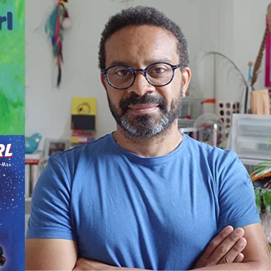 author & illustrator Ken Wilson-Max & book covers for Eco Girl and Astro Girl