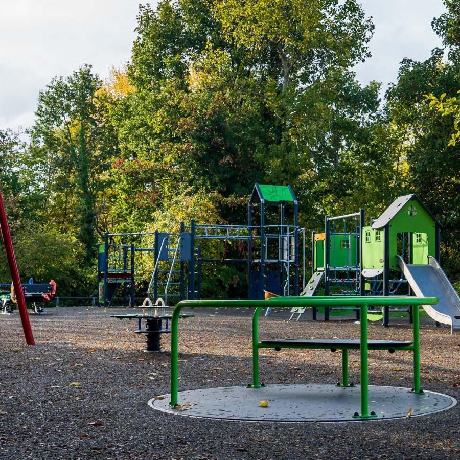 Play area in Hillside Gardens Park