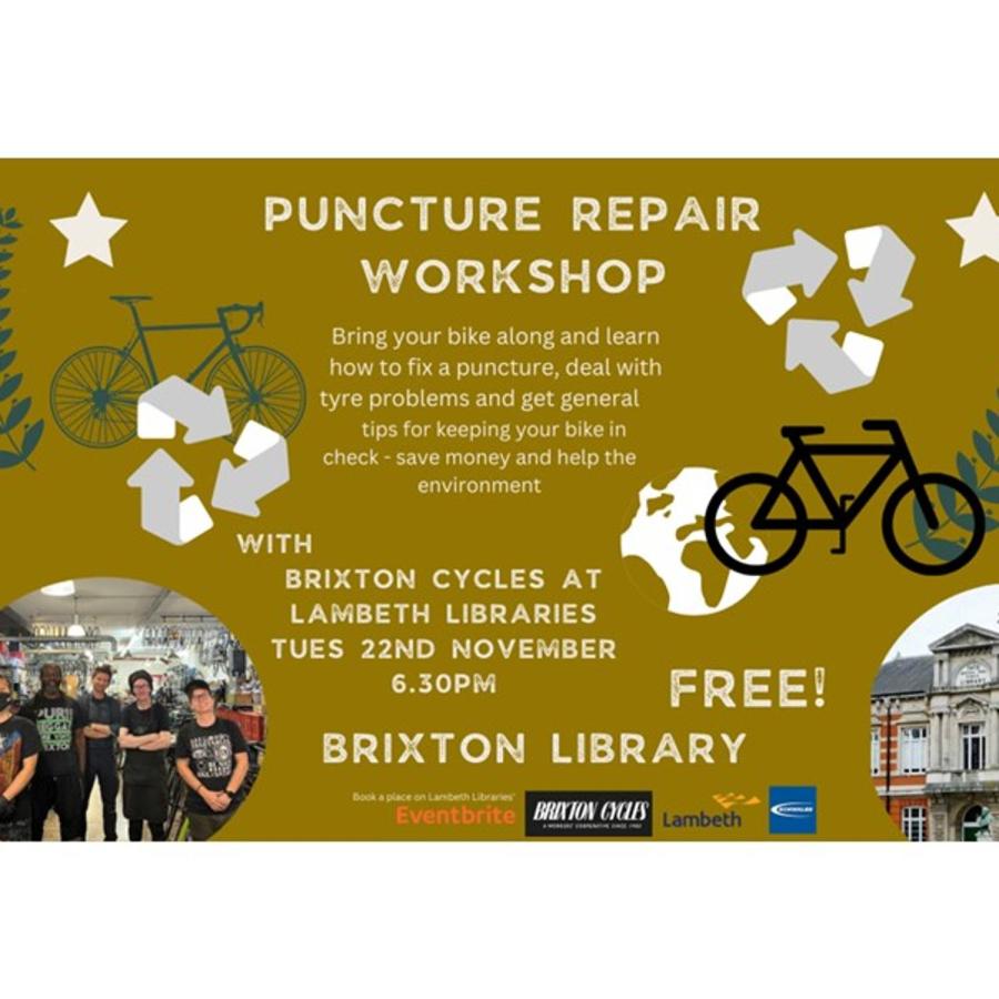 Puncture Repair Workshop poster