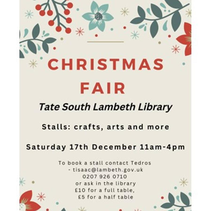 Christmas fair poster