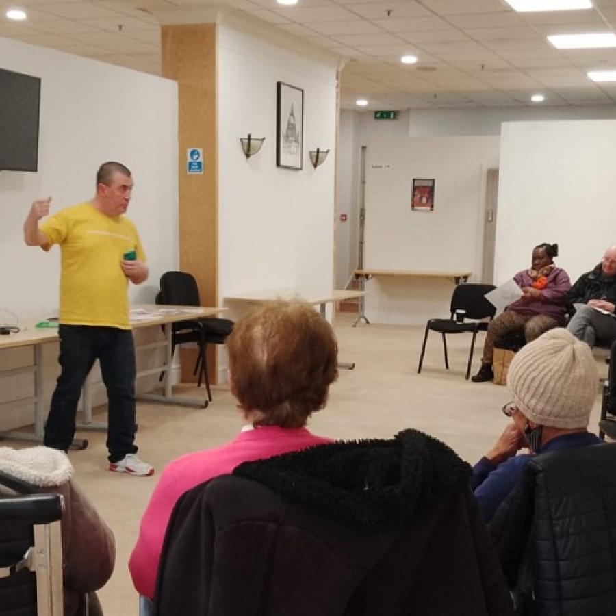 Clear community web volunteer training session