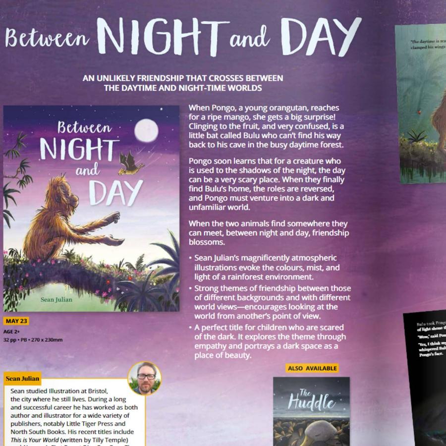 Sean Julian Inside book Between Night and Day
