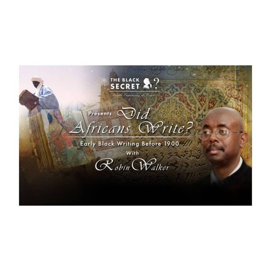 a poster of Robin Walker's event - The Black Secret