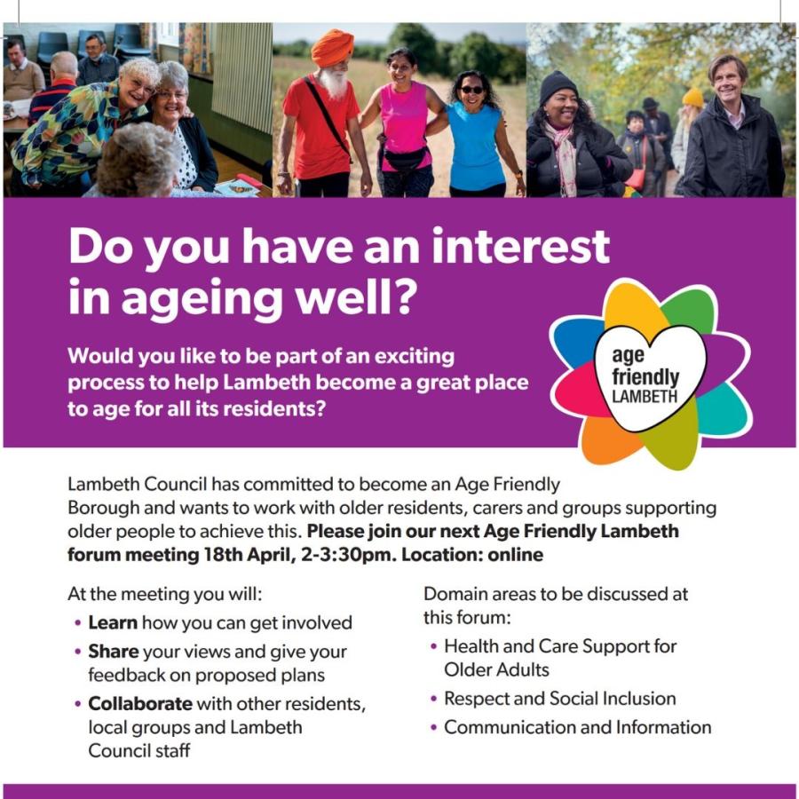 ageing well online meeting 18 April 2024