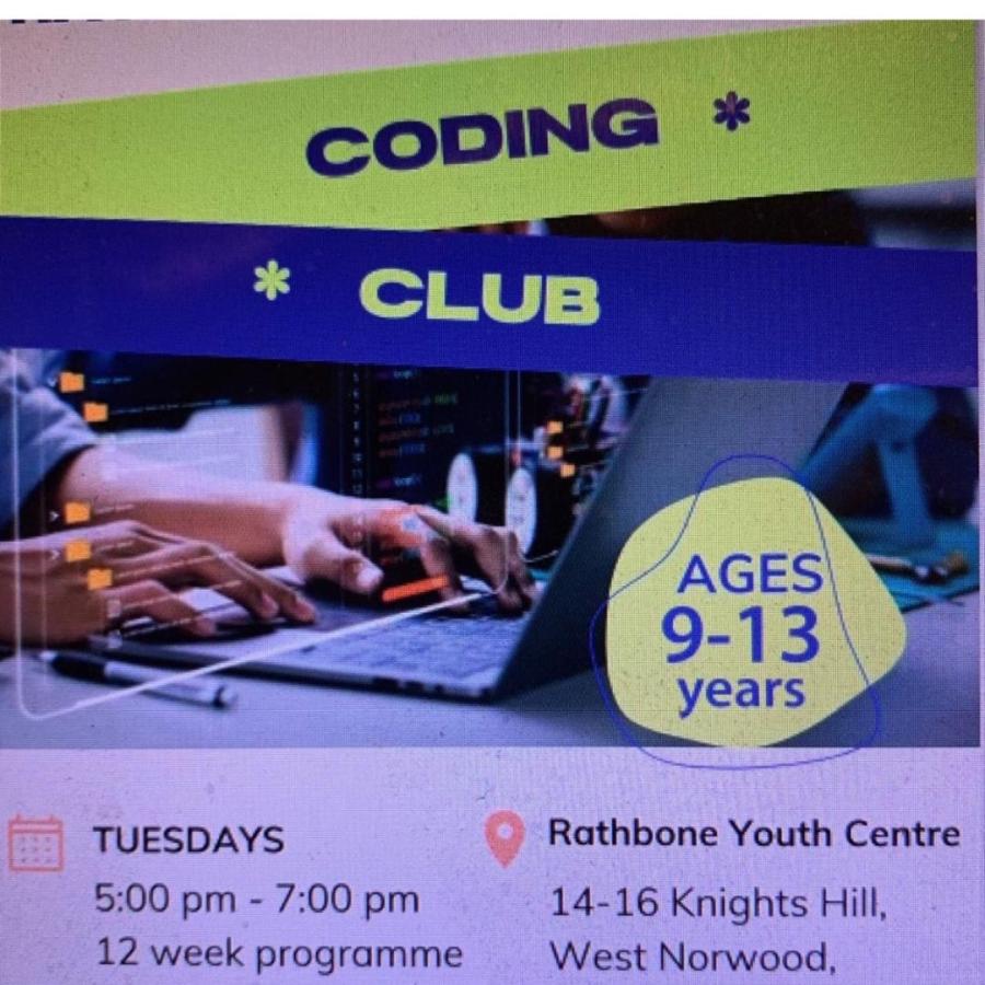 Poster for Rathbone Coding Club